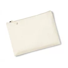 Uniszex organikus táska Westford Mill EarthAware™ Organic Accessory Pouch M, Naturál