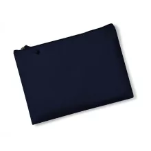 Uniszex organikus táska Westford Mill EarthAware™ Organic Accessory Pouch L, Sötétkék (navy)