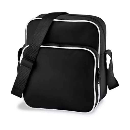 Válltáska   Bag Base Retro Day Bag   Fekete/Fehér   urespolo.hu