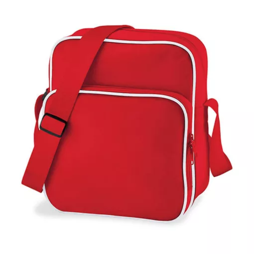 Válltáska   Bag Base Retro Day Bag   Klasszikus Piros/Fehér   urespolo.hu