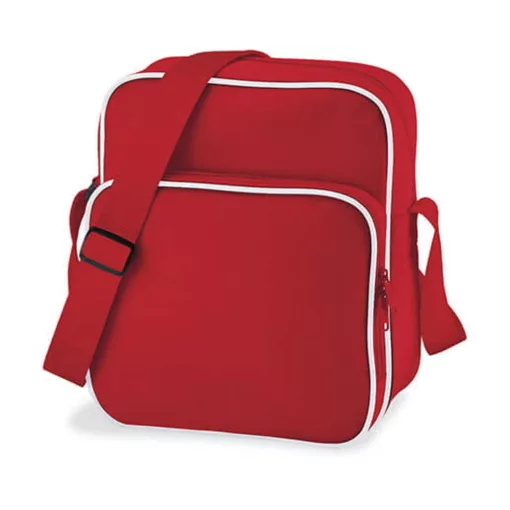 Válltáska   Bag Base Retro Day Bag   Klasszikus Piros/Fehér   urespolo.hu