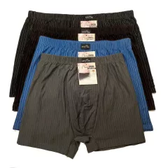   Férfi alsónadrág csíkos K&D Flex Men Boxer Shorts 5XL=2XL, Vegyes szín