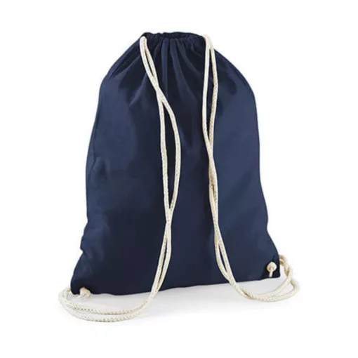 Tornazsák tornatáska  Hátizsák Westford Mill Cotton Gymsac   Fehér   urespolo.hu