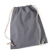 Tornazsák tornatáska  Hátizsák Westford Mill Cotton Gymsac   Grafitszürke   urespolo.hu