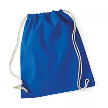 Tornazsák tornatáska  Hátizsák Westford Mill Cotton Gymsac   Világos királykék   urespolo.hu
