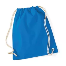 Tornazsák tornatáska  Hátizsák Westford Mill Cotton Gymsac   Zafírkék   urespolo.hu