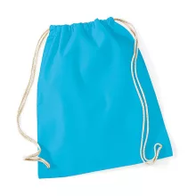 Tornazsák tornatáska  Hátizsák Westford Mill Cotton Gymsac   Surf Kék   urespolo.hu