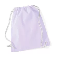 Tornazsák tornatáska  Hátizsák Westford Mill Cotton Gymsac   Lavender/Fehér   urespolo.hu
