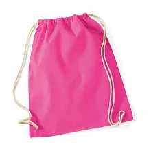 Tornazsák tornatáska  Hátizsák Westford Mill Cotton Gymsac   Fuchsia   urespolo.hu
