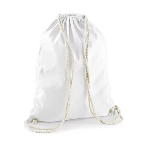 Tornazsák tornatáska  Hátizsák Westford Mill Cotton Gymsac   Burgundi vörös   urespolo.hu
