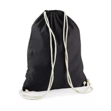Tornazsák tornatáska  Hátizsák Westford Mill Cotton Gymsac   Pasztel Rózsaszín/Fehér   urespolo
