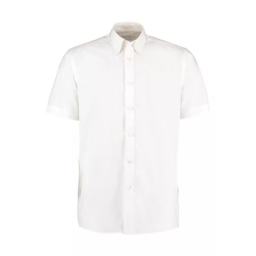 Férfi rövid ujjú Ing Kustom Kit Classic Fit Workforce Shirt S, Fehér