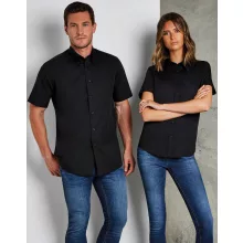 Férfi rövid ujjú Ing Kustom Kit Classic Fit Workforce Shirt 2XL, Fehér