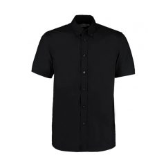 Férfi rövid ujjú Ing Kustom Kit Classic Fit Workforce Shirt XL, Fekete