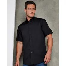 Férfi rövid ujjú Ing Kustom Kit Classic Fit Workforce Shirt S, Lime zöld