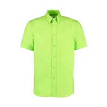 Férfi rövid ujjú Ing Kustom Kit Classic Fit Workforce Shirt M, Lime zöld