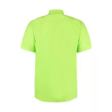 Férfi rövid ujjú Ing Kustom Kit Classic Fit Workforce Shirt XL, Lime zöld