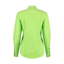 Női hosszú ujjú blúz Kustom Kit Women\'s Classic Fit Workforce Shirt 3XL, Lime zöld