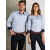 Férfi hosszú ujjú Ing Kustom Kit Tailored Fit Premium Contrast Oxford Shirt S, Ezüstszürke/Szén