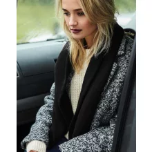 Uniszex sál Beechfield Classic Knitted Scarf Egy méret, Heather szürke