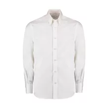 Férfi hosszú ujjú Ing Kustom Kit Tailored Fit Premium Oxford Shirt M, Fehér