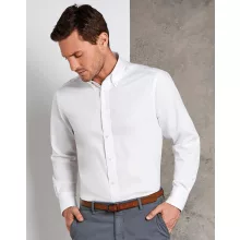 Férfi hosszú ujjú Ing Kustom Kit Tailored Fit Premium Oxford Shirt M, Fekete