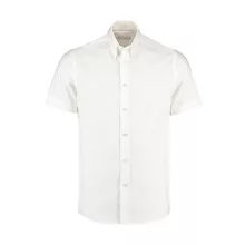 Férfi rövid ujjú Ing Kustom Kit Tailored Fit Premium Oxford Shirt SSL L, Fehér