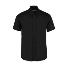 Férfi rövid ujjú Ing Kustom Kit Tailored Fit Premium Oxford Shirt SSL 2XL, Fekete