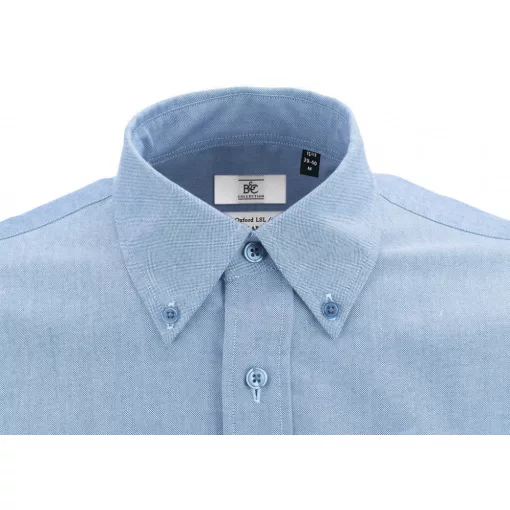 Férfi rövid ujjú Ing B and C Oxford SSL/men Shirt 2XL, Fehér