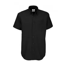 Férfi rövid ujjú Ing B and C Oxford SSL/men Shirt 6XL, Fekete