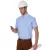 Férfi rövid ujjú Ing B and C Oxford SSL/men Shirt S, kék Chip
