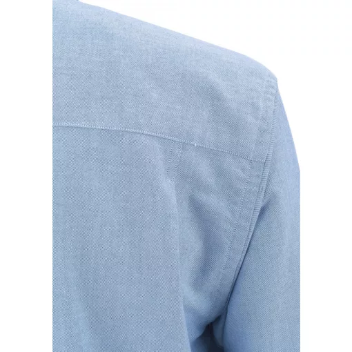 Férfi rövid ujjú Ing B and C Oxford SSL/men Shirt S, kék Chip