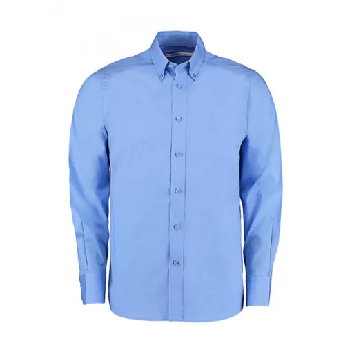 Férfi hosszú ujjú Ing Kustom Kit Tailored Fit City Shirt S, Világos kék