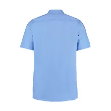 Férfi rövid ujjú Ing Kustom Kit Tailored Fit City Shirt SSL 2XL (47cm), Világos kék