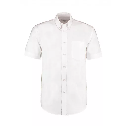 Férfi rövid ujjú Ing Kustom Kit Classic Fit Workwear Oxford Shirt SSL M, Fehér