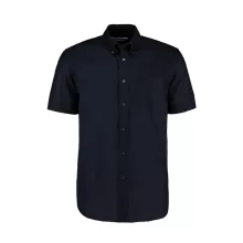 Férfi rövid ujjú Ing Kustom Kit Classic Fit Workwear Oxford Shirt SSL S, French Sötétkék (navy)