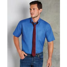 Férfi rövid ujjú Ing Kustom Kit Classic Fit Workwear Oxford Shirt SSL XS, Világos kék