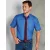 Férfi rövid ujjú Ing Kustom Kit Classic Fit Workwear Oxford Shirt SSL XS, Világos kék