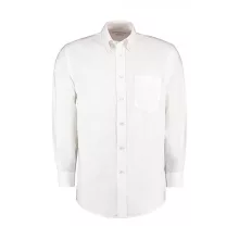 Férfi hosszú ujjú Ing Kustom Kit Classic Fit Workwear Oxford Shirt M, Fehér