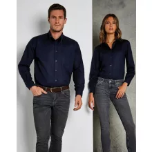 Férfi hosszú ujjú Ing Kustom Kit Classic Fit Workwear Oxford Shirt XL, Fehér