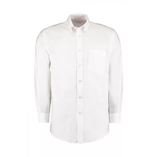 Férfi hosszú ujjú Ing Kustom Kit Classic Fit Workwear Oxford Shirt 2XL, Fehér