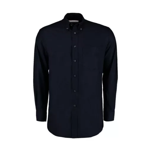 Férfi hosszú ujjú Ing Kustom Kit Classic Fit Workwear Oxford Shirt M, French Sötétkék (navy)