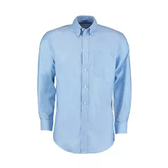 Férfi hosszú ujjú Ing Kustom Kit Classic Fit Workwear Oxford Shirt XS, Világos kék