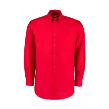 Férfi hosszú ujjú Ing Kustom Kit Classic Fit Workwear Oxford Shirt XL, Piros