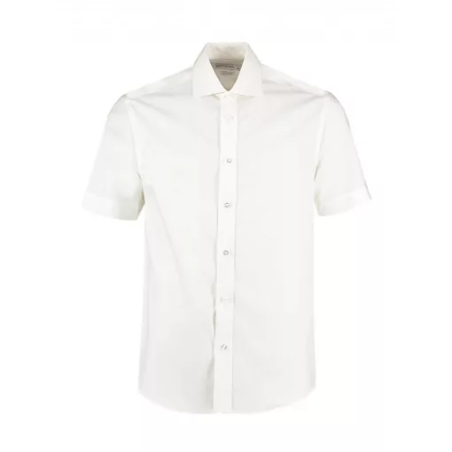 Férfi rövid ujjú Ing Kustom Kit Classic Fit Premium Cutaway Oxford Shirt SSL M, Fehér
