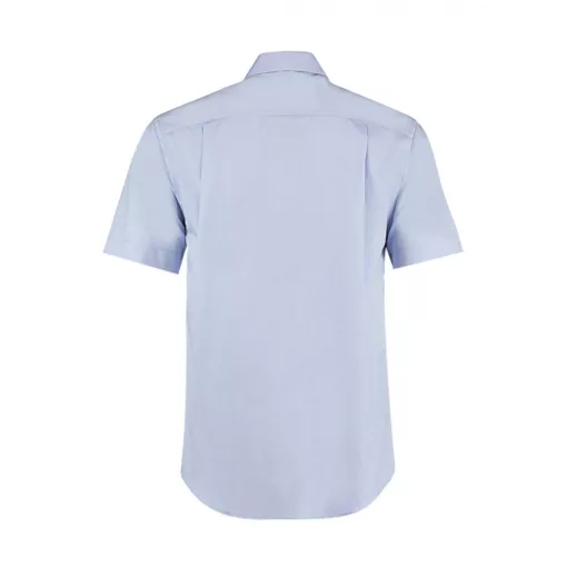 Férfi rövid ujjú Ing Kustom Kit Classic Fit Premium Cutaway Oxford Shirt SSL XL, Világos kék