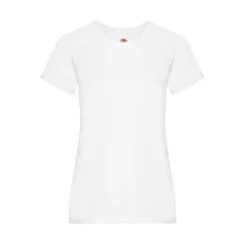 Női Sport és Fitnessz  Rövid ujjú Fruit of the Loom Performance T Lady-Fit   Fehér   urespolo.h