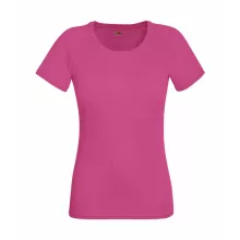 Női Sport és Fitnessz  Rövid ujjú Fruit of the Loom Performance T Lady-Fit   Világos sárga   ur