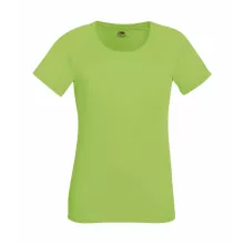 Női Sport és Fitnessz  Rövid ujjú Fruit of the Loom Performance T Lady-Fit   Világos sárga   ur
