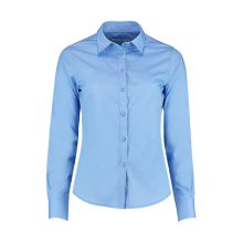Női hosszú ujjú blúz Kustom Kit Women's Tailored Fit Poplin Shirt XS, Világos kék
